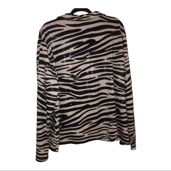 *Lisa International Zebra print jacket - Picture 3 of 10